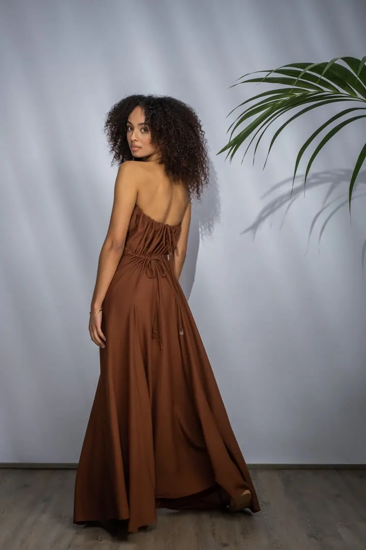 CACTUS DRESS 4 (NUT BROWN)