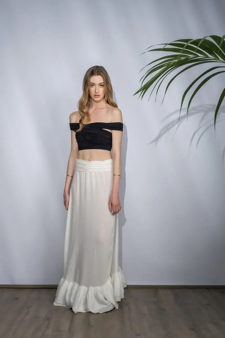 CALOCASIA SKIRT 1 (SALTY WHITE)