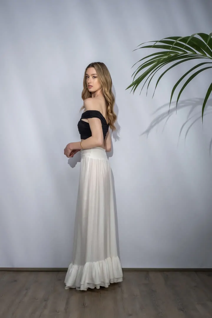 CALOCASIA SKIRT 2 (SALTY WHITE)