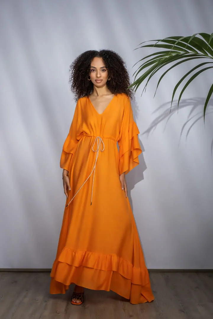 EUPHORBIA DRESS 1 (PEACHY ORANGE)