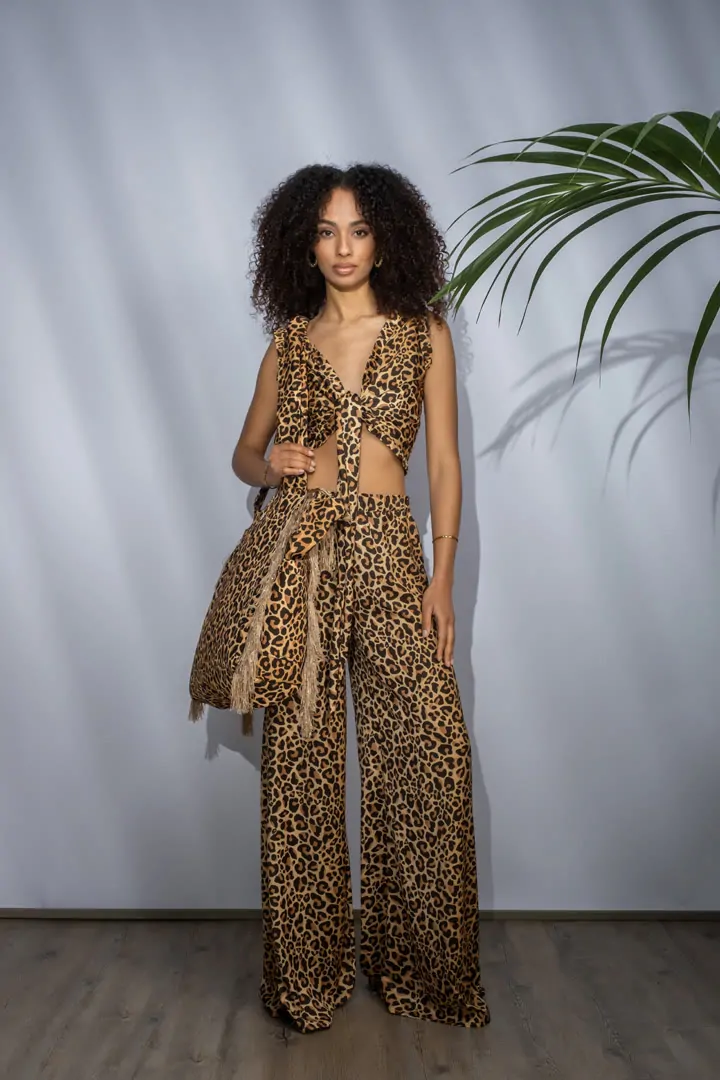 FREESIA PANTS 1 (LEOPARD FLAIR)