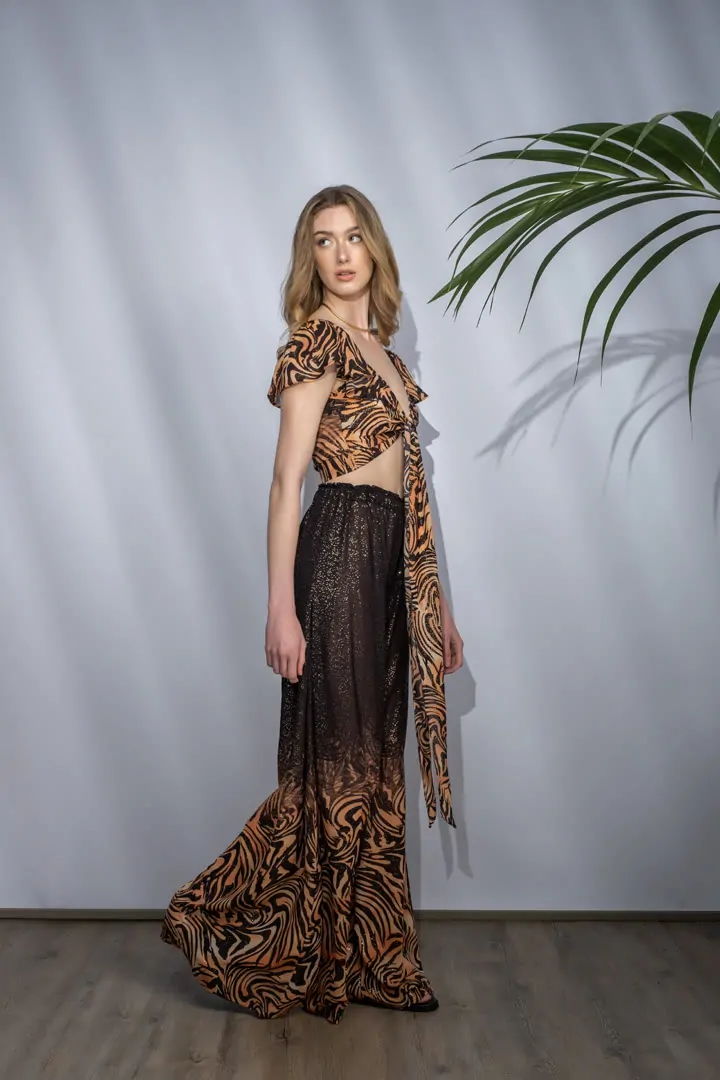 FREESIA PANTS 2(ZEBRA FUSION)