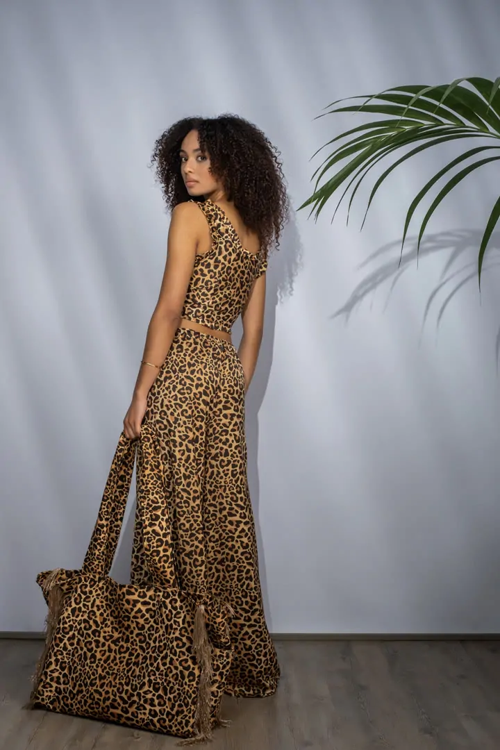 FREESIA PANTS 4 (LEOPARD FLAIR)