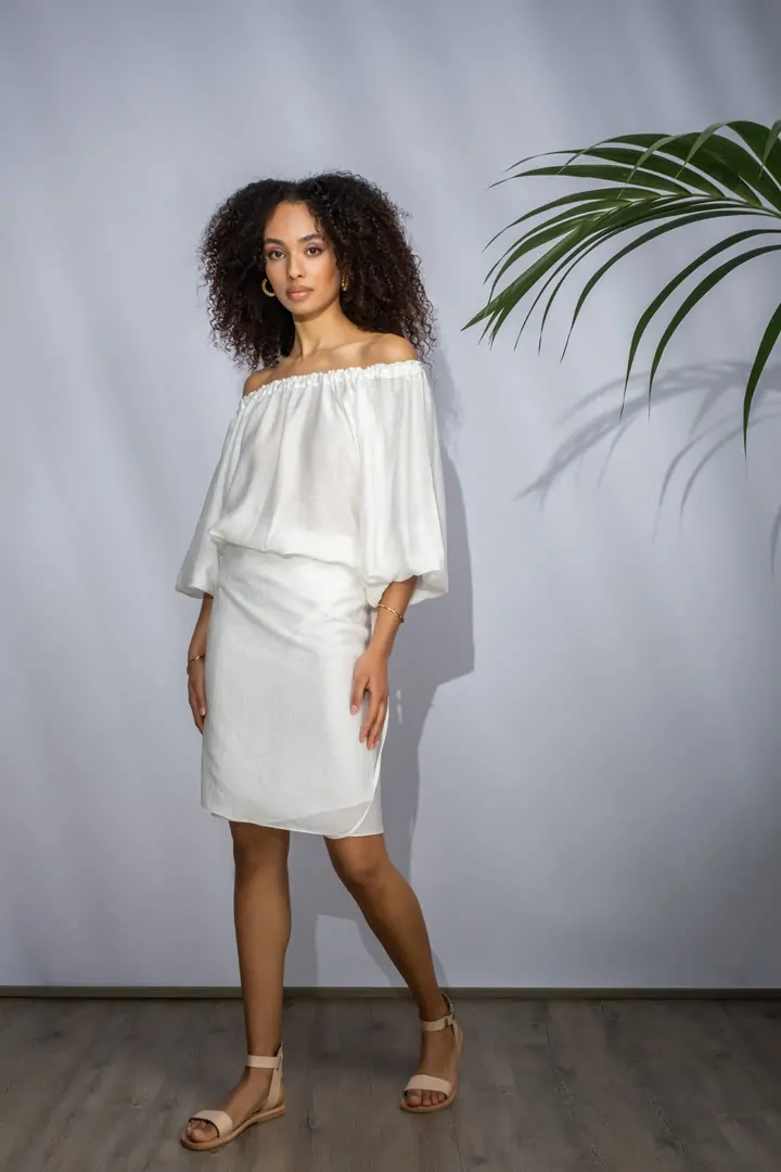 GINGER LILY TOP 1 (SALTY WHITE)