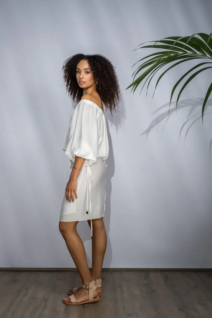 GINGER LILY TOP 2 (SALTY WHITE)