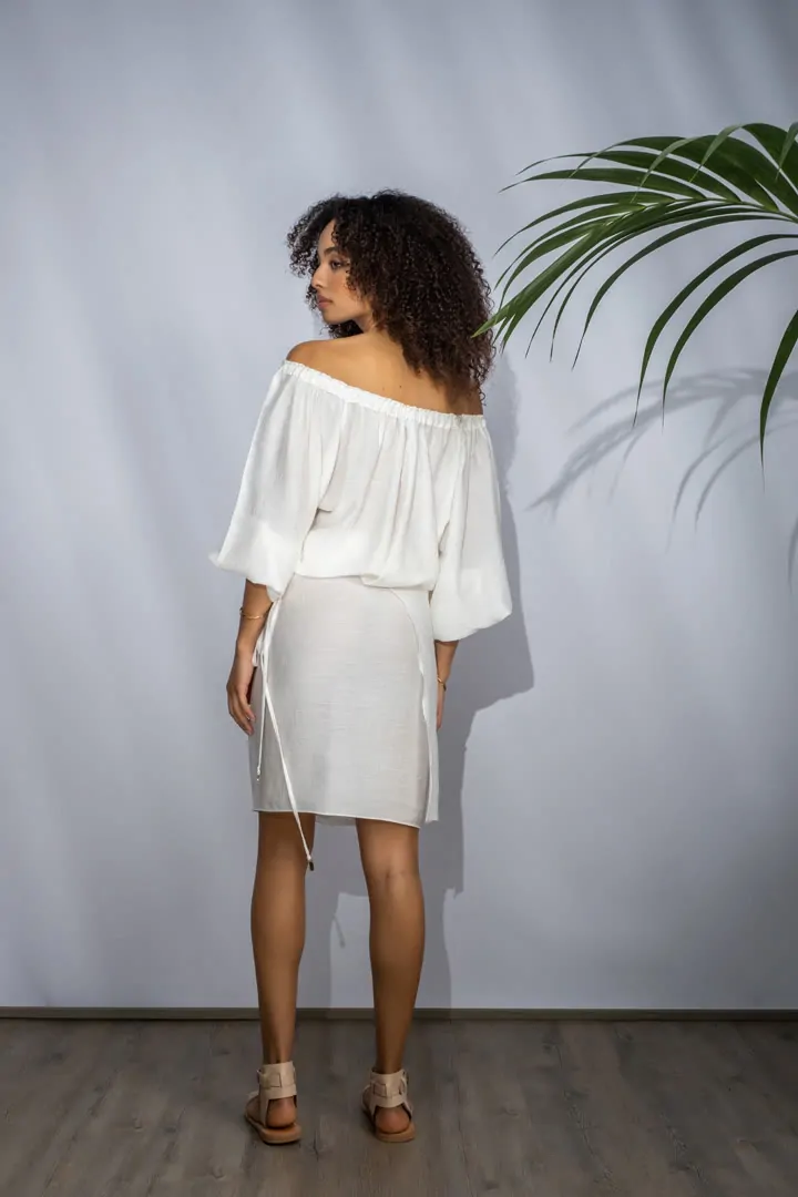 GINGER LILY TOP 3 (SALTY WHITE)