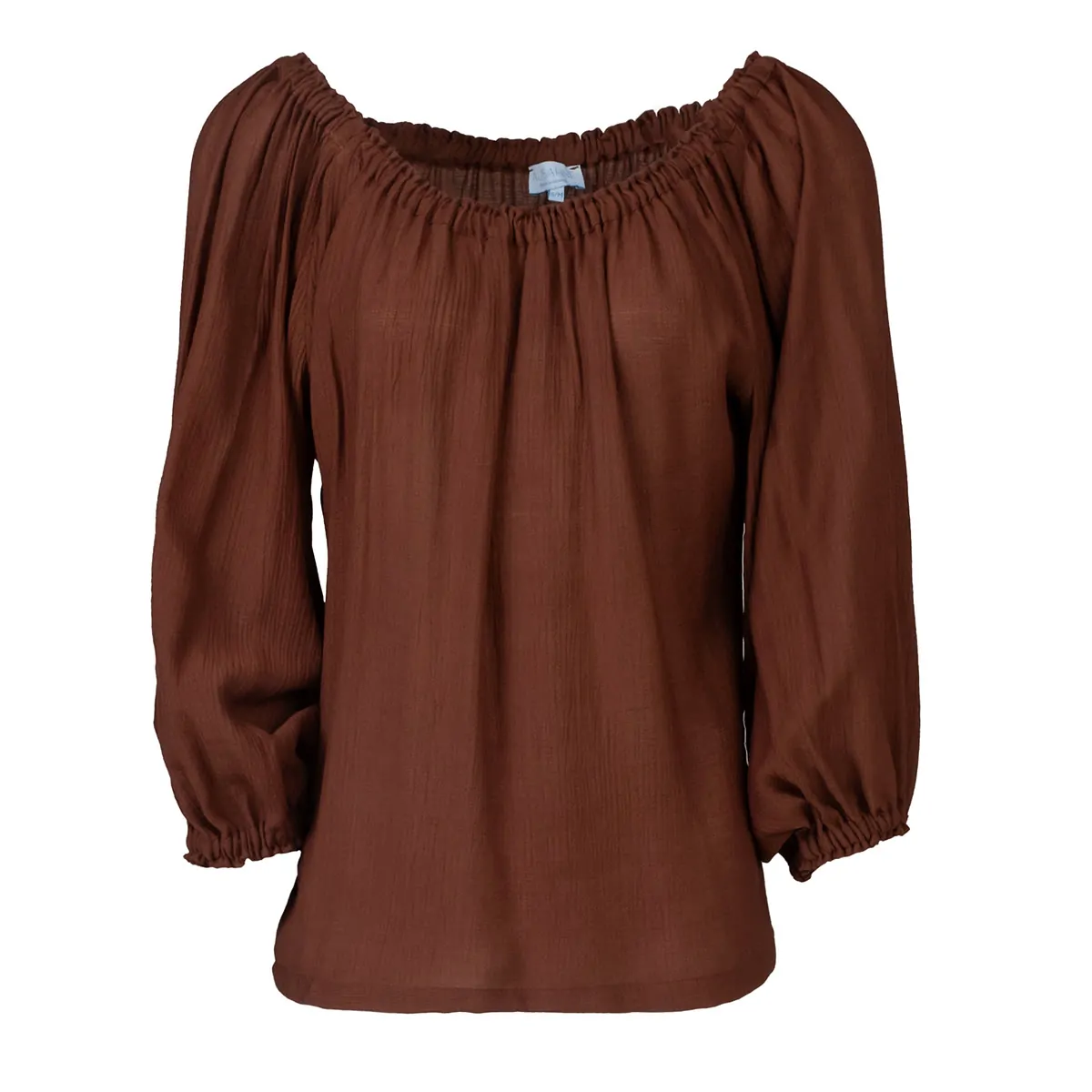 GINGER LILY TOP BROWN