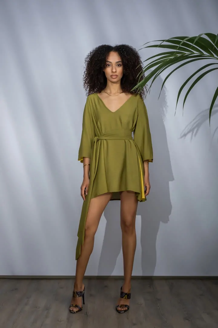 GLADIOLA DRESS 1 (MELLOW GREEN)