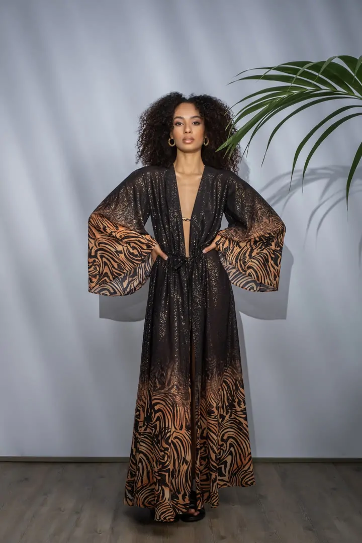 MIMOSA KIMONO 1 (ZEBRA FUSION)