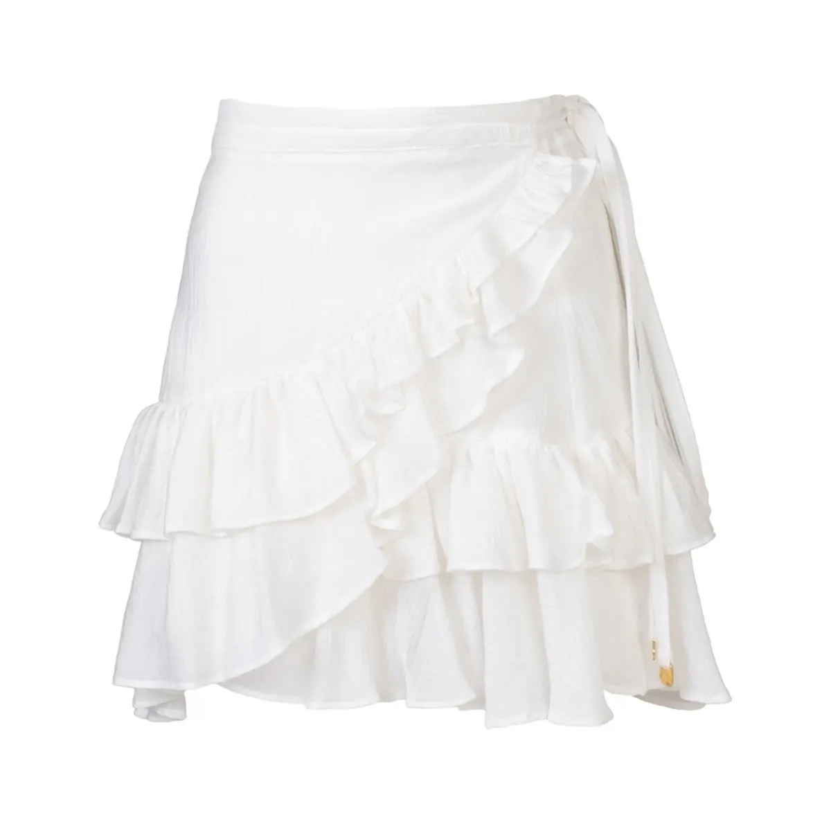 SILKY OAK SKIRT WHITE