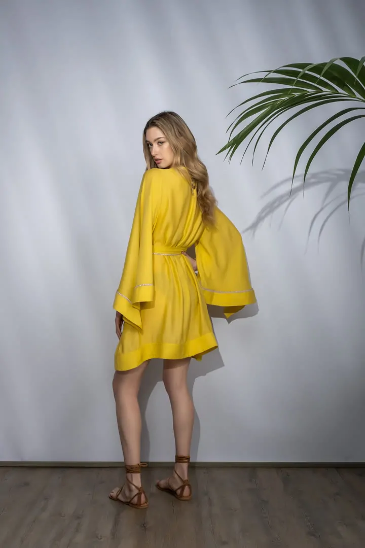 YUCCA KIMONO 3 (BLOOMING YELLOW)