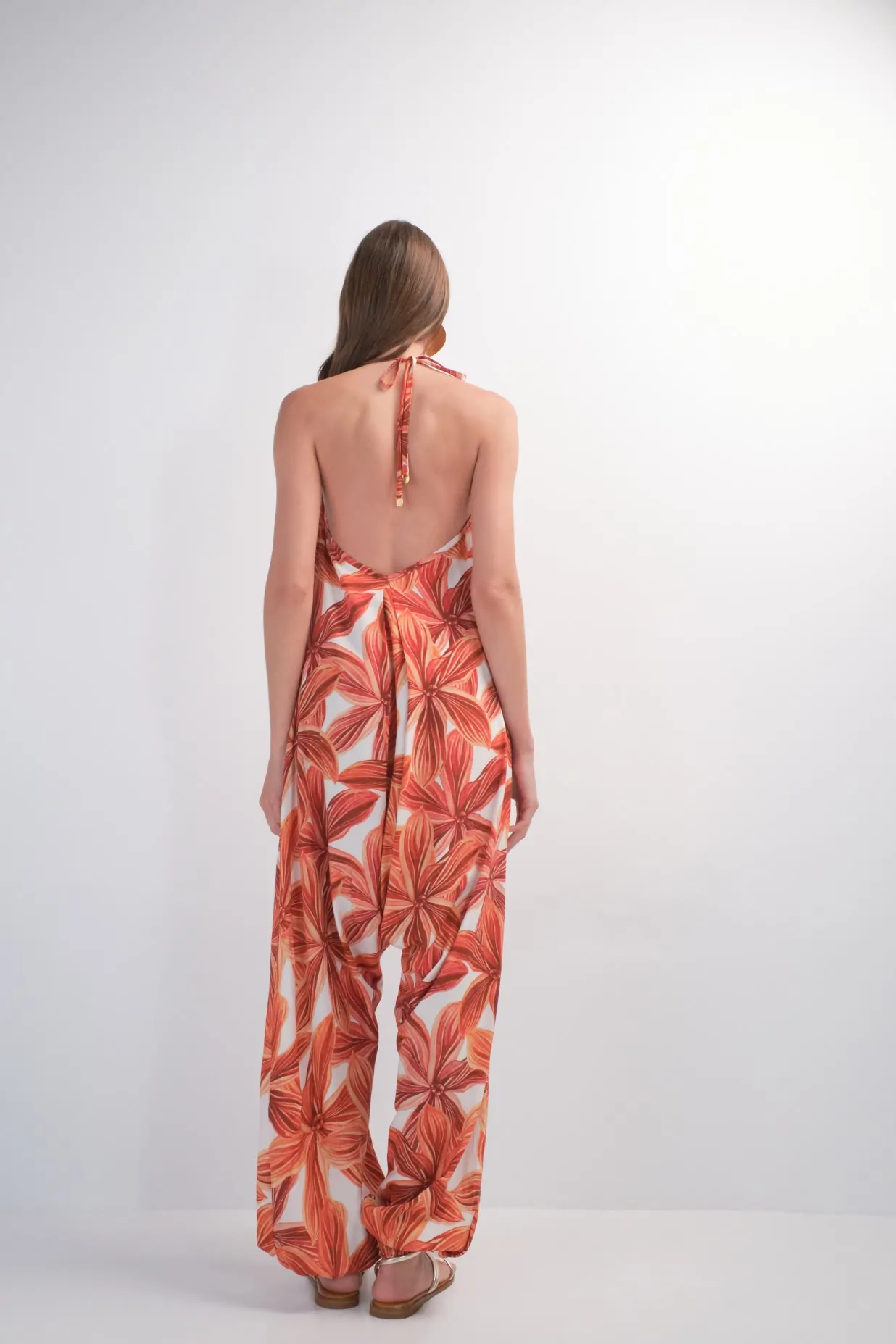 Aurora jumpsuit (flora orange) 3