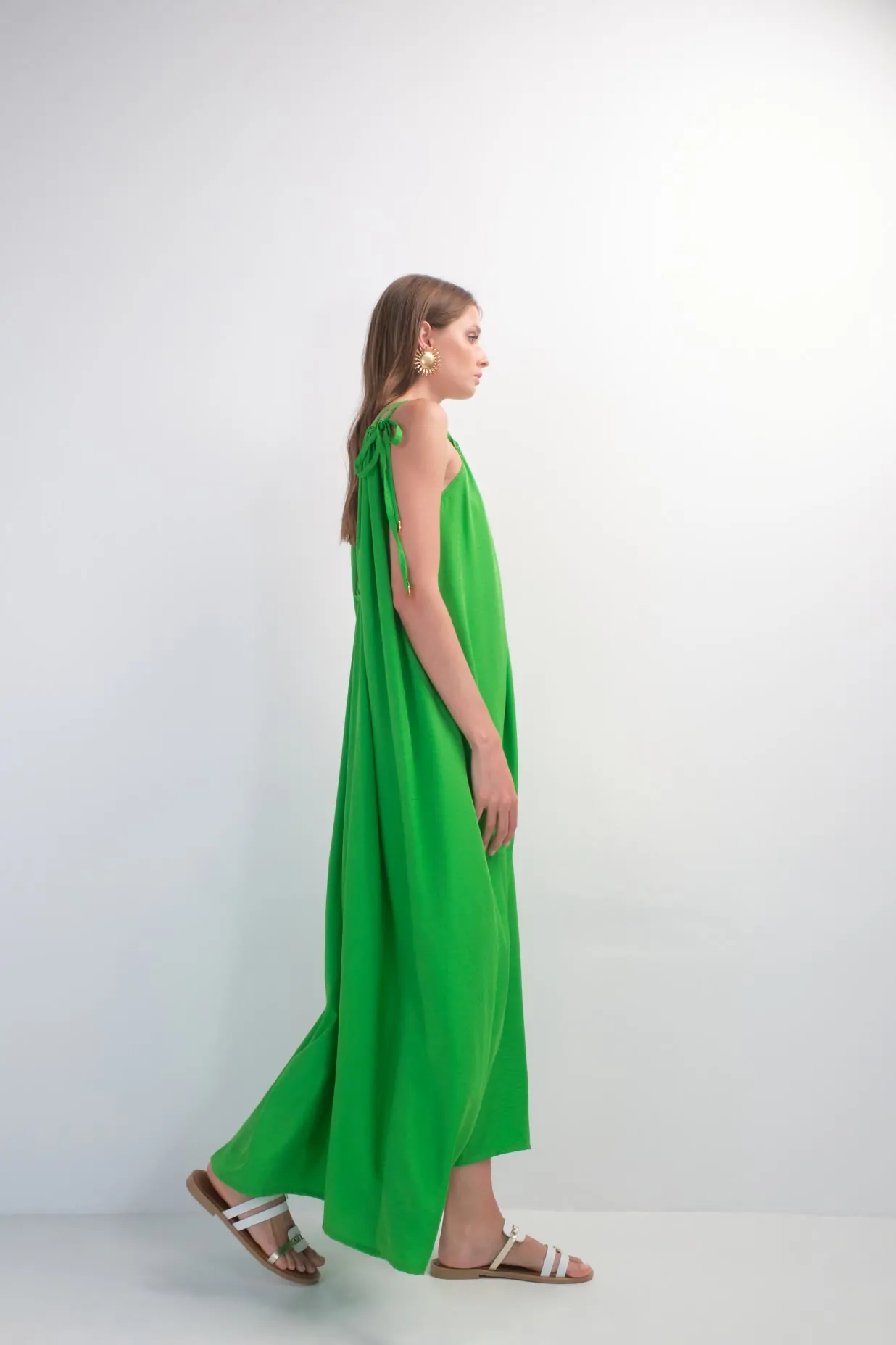 Chiara Dress spicy green) 2