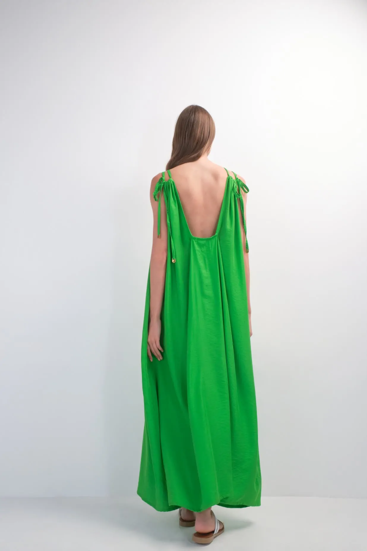 Chiara Dress spicy green) 3