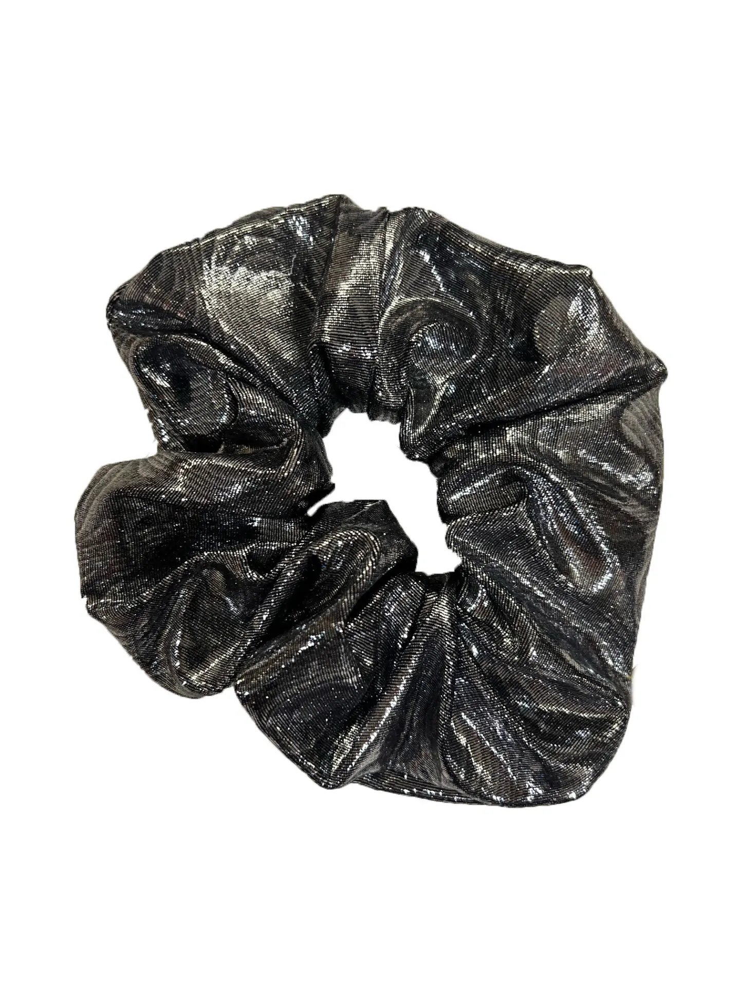 Leontina scrunchie (luxe silver)