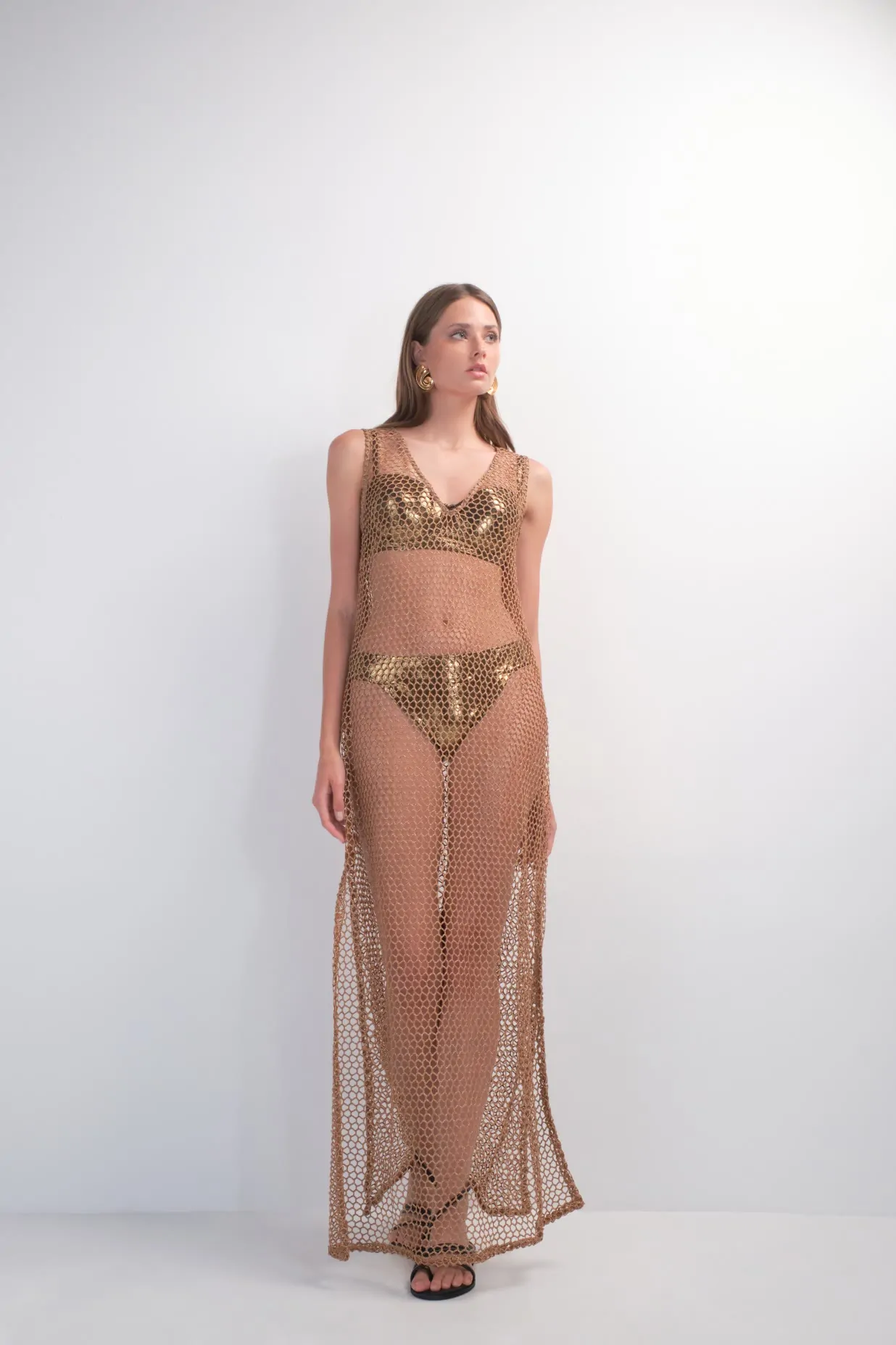 Lucrezia Dress (gold sand) 1