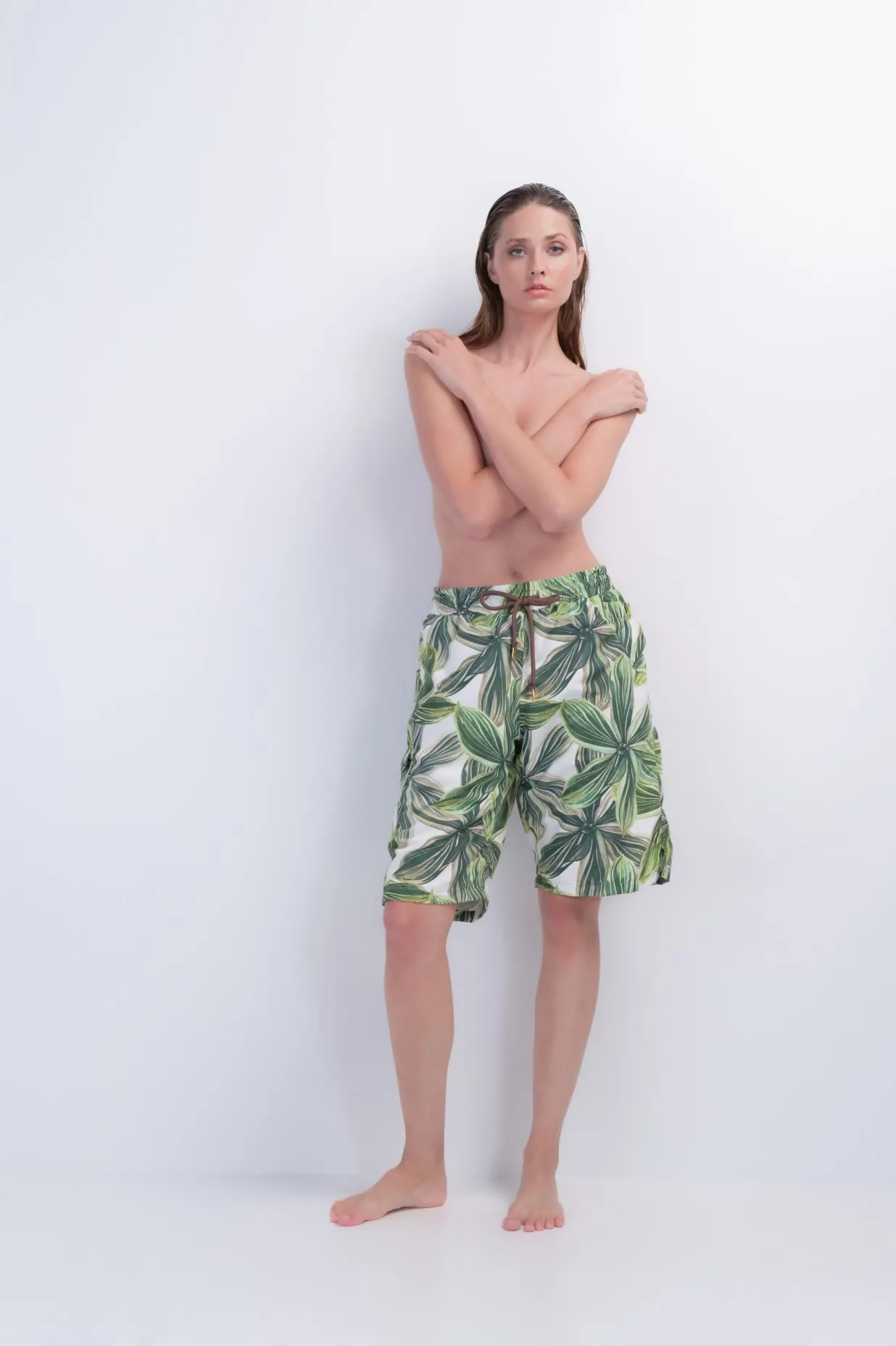 Marco shorts (flora green) 1