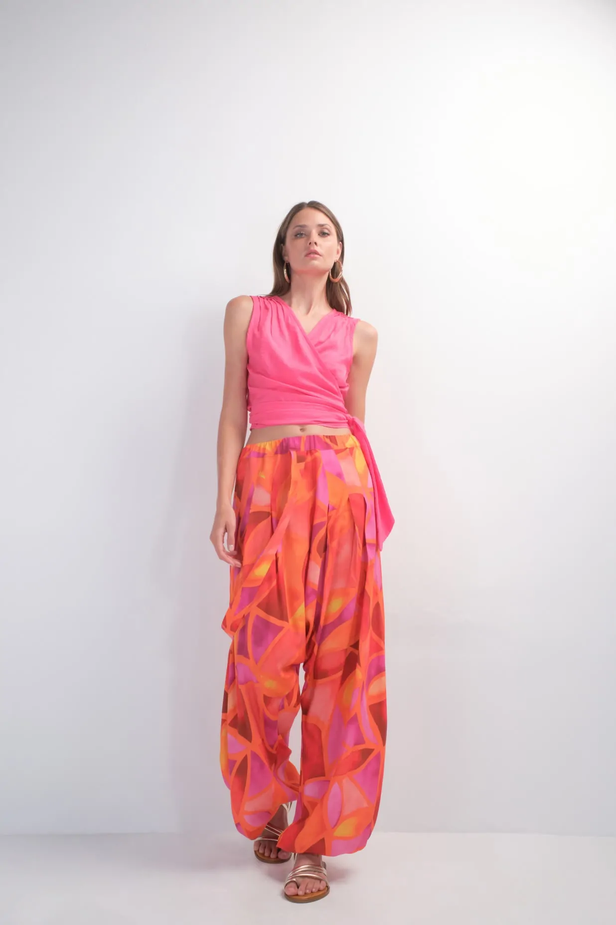 Paolina Pants (mosaic red) 1