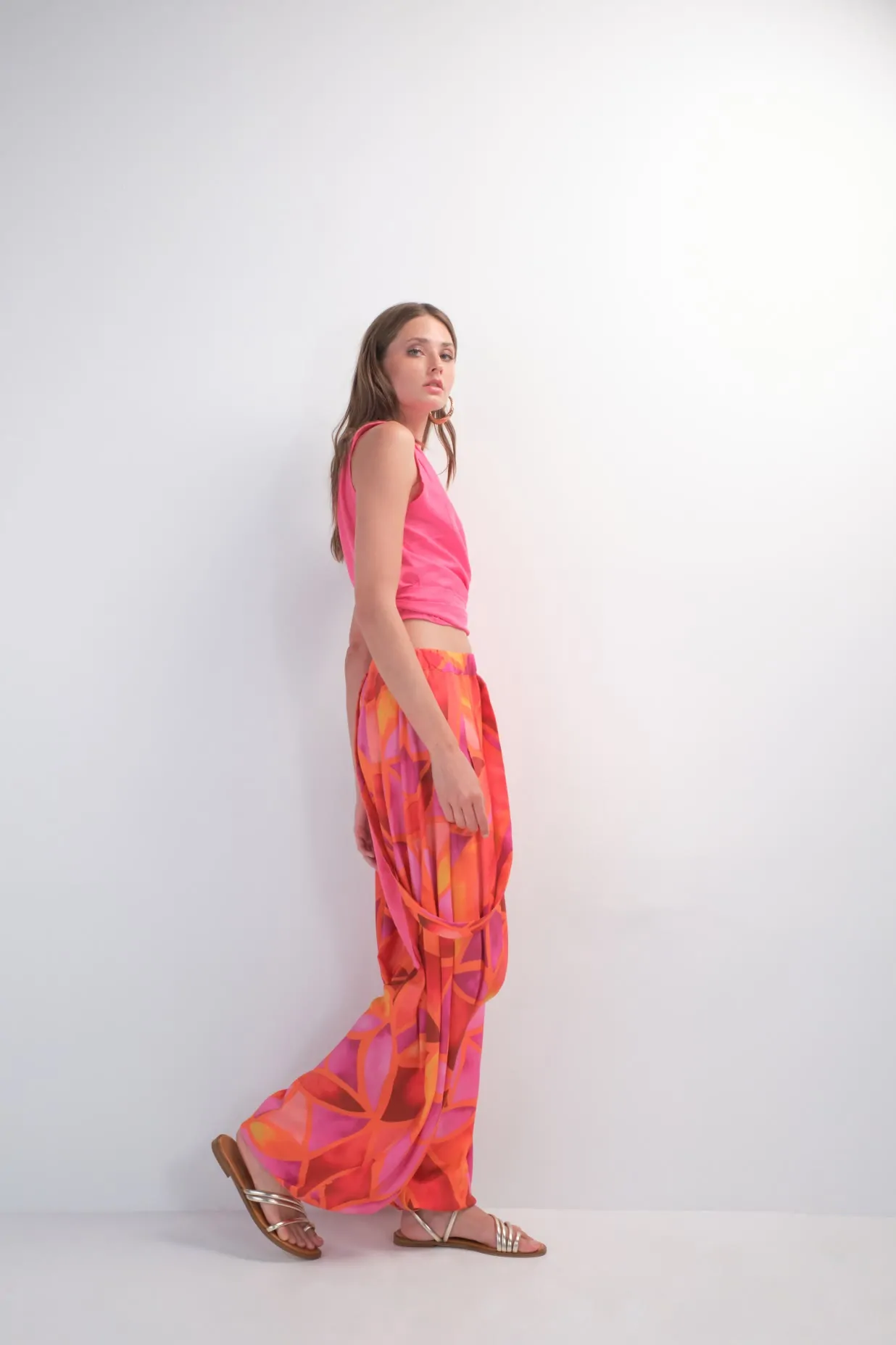 Paolina Pants (mosaic red) 2