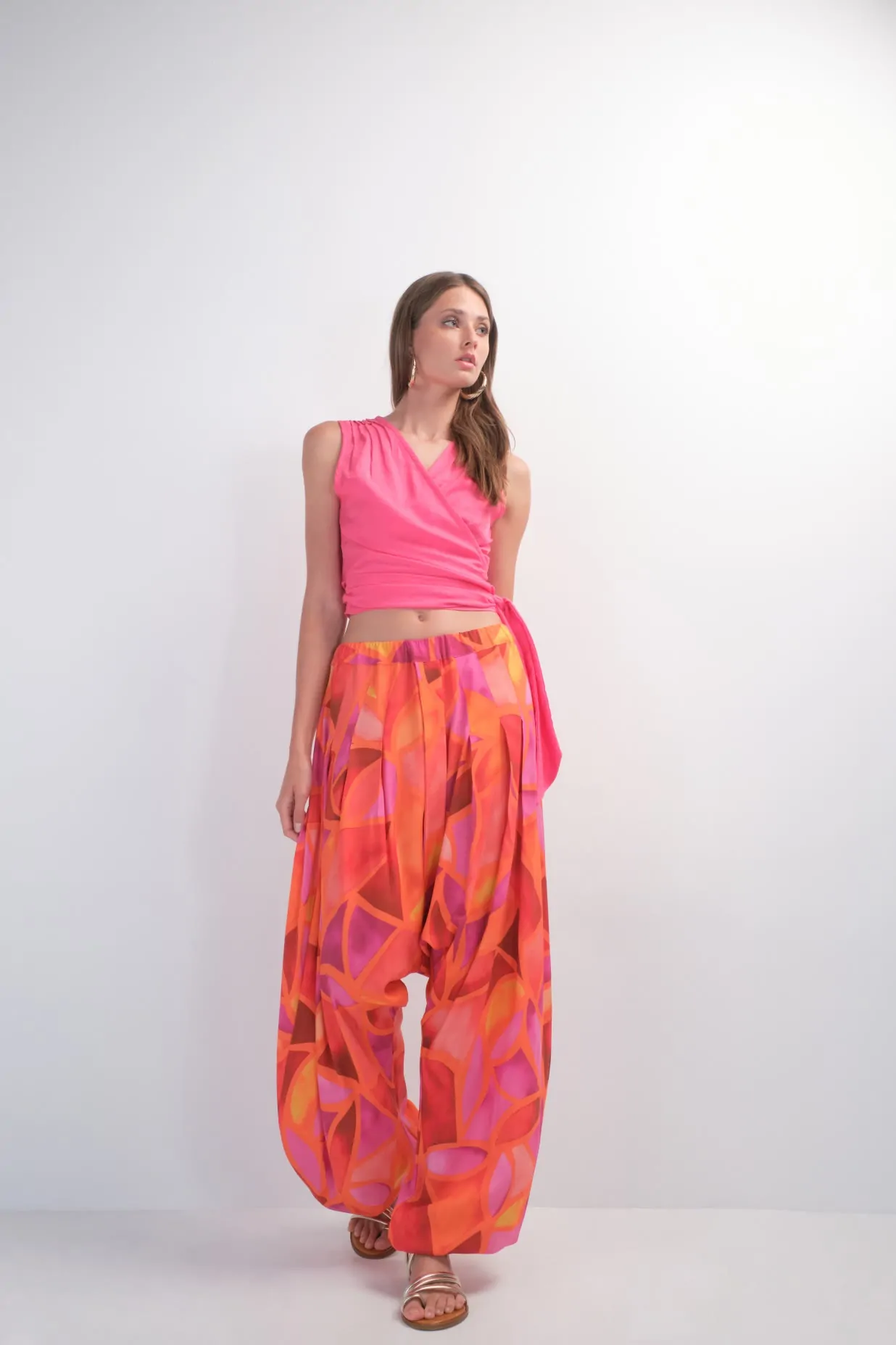 Paolina Pants (mosaic red) 4