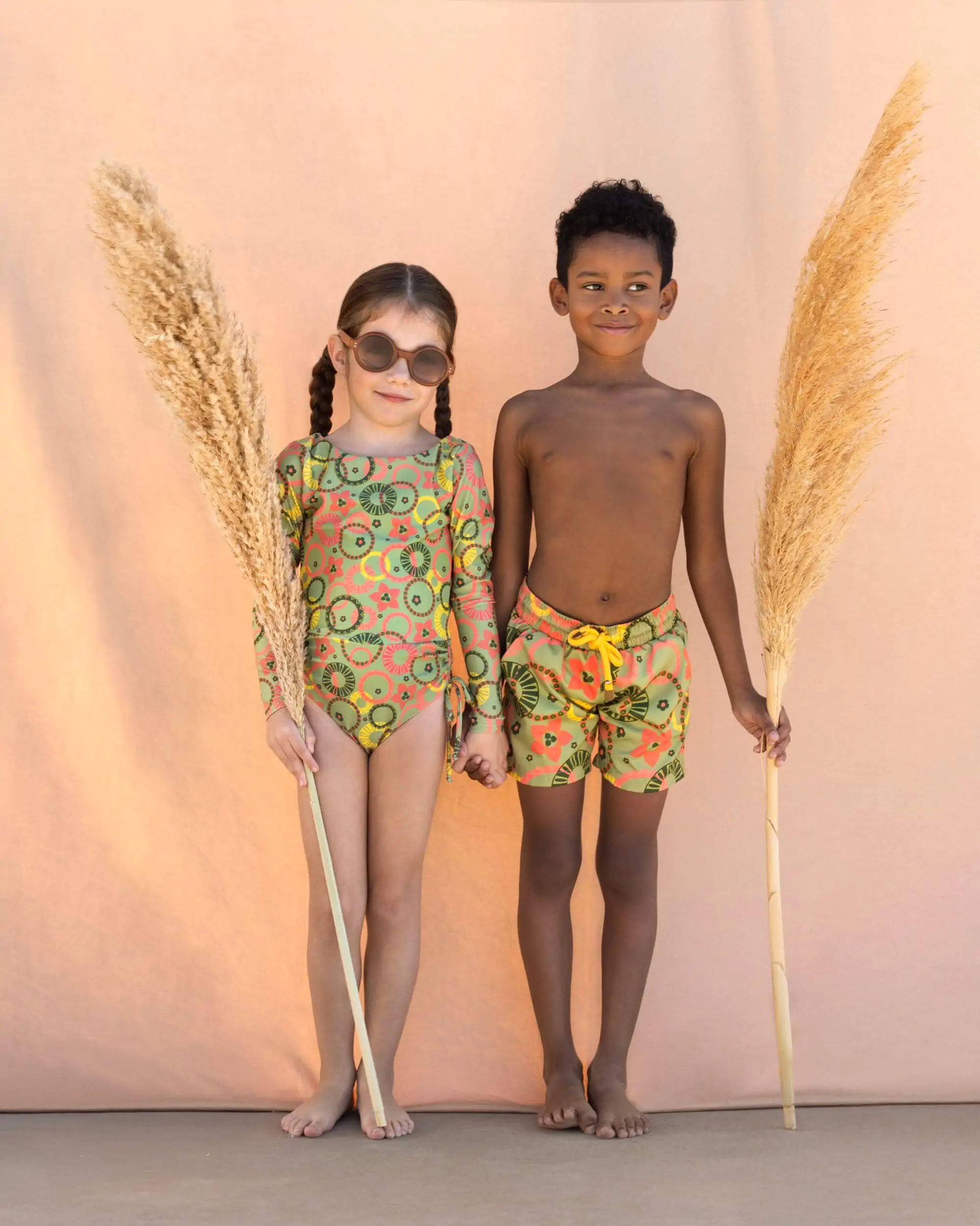 GIRL’S TALA ONE PIECE – ANTIQUE GREEN (2) GIRL’S TALA ONE PIECE – ANTIQUE GREEN (2)