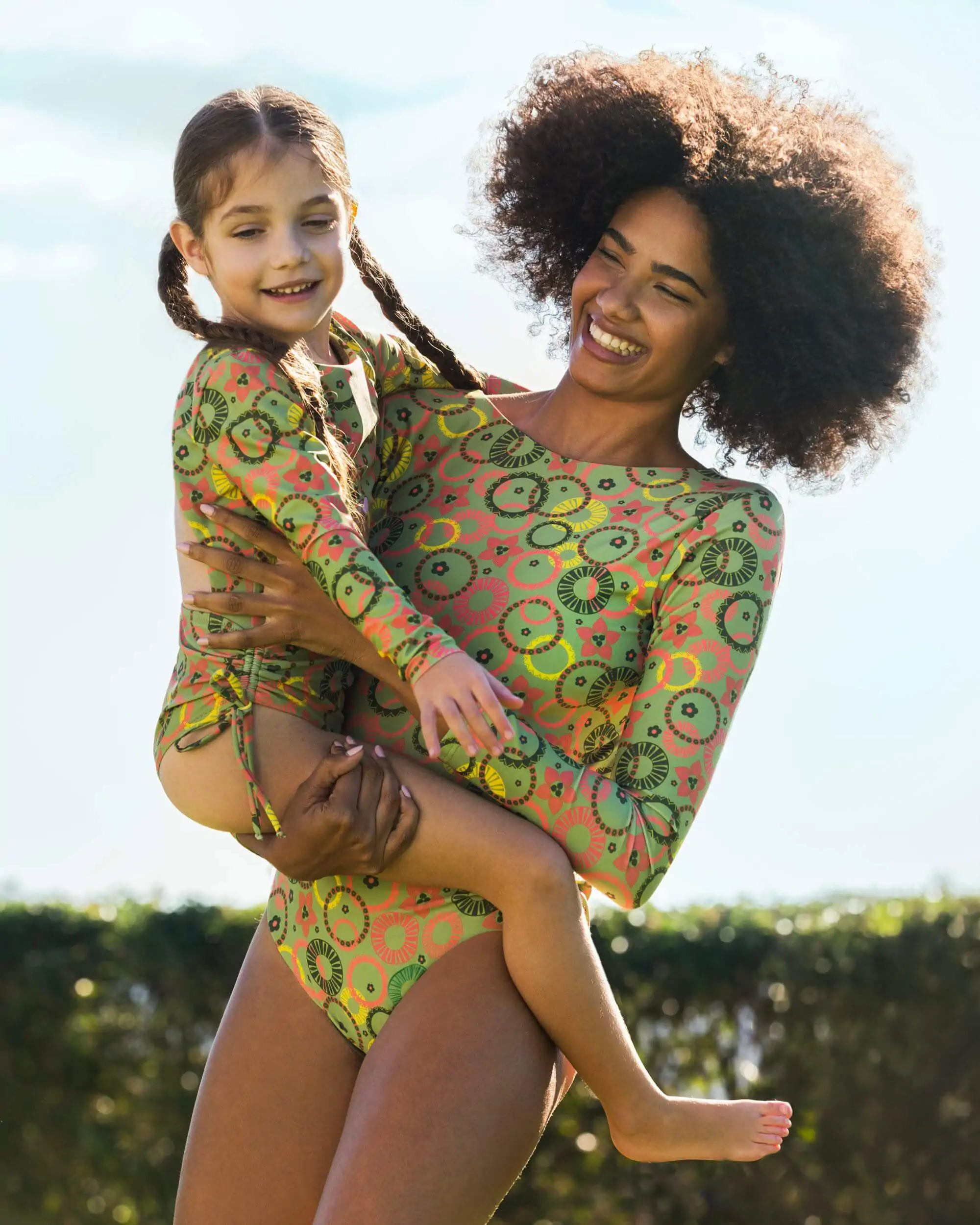 GIRL’S TALA ONE PIECE – ANTIQUE GREEN (3) GIRL’S TALA ONE PIECE – ANTIQUE GREEN (3)