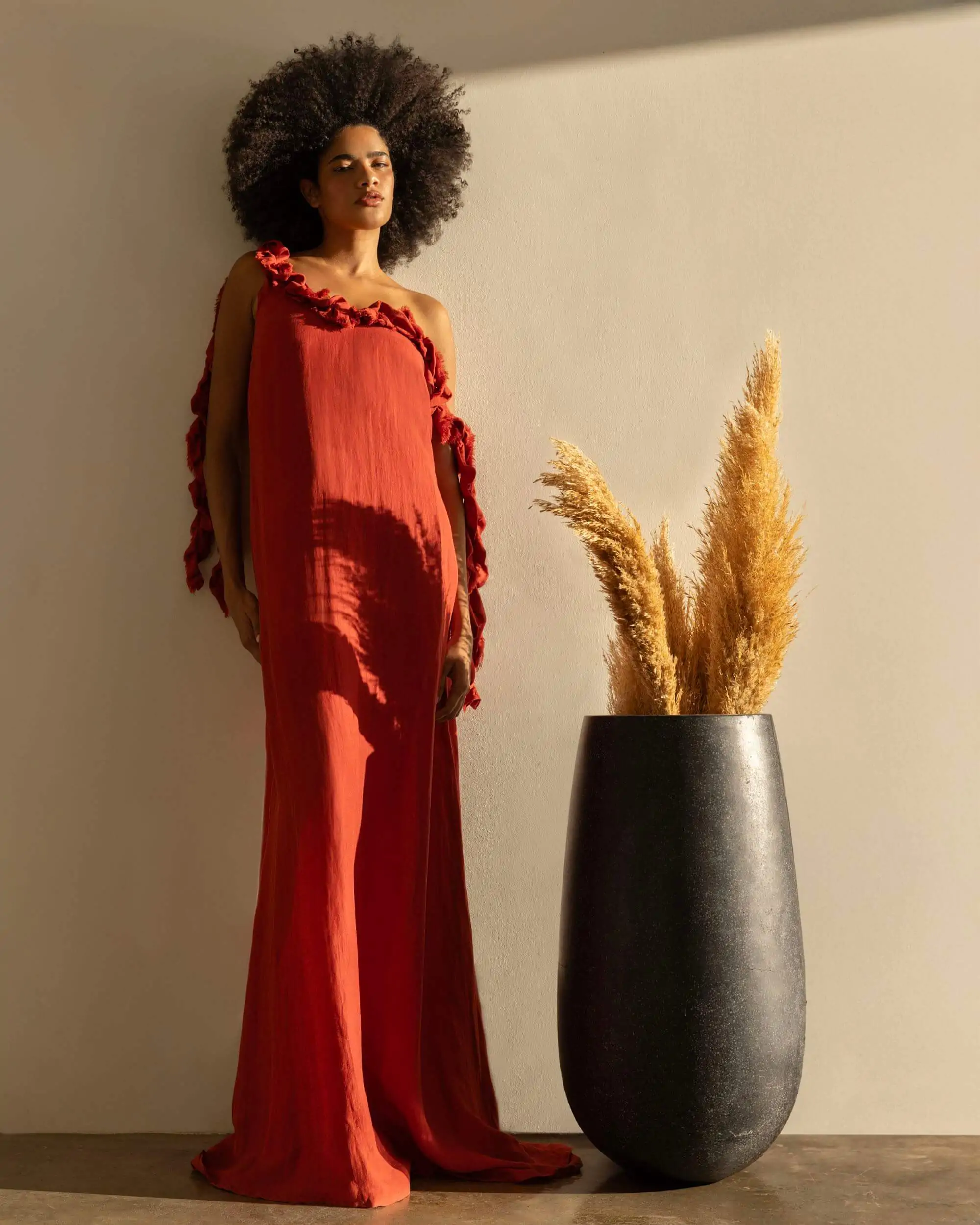 HANA DRESS – CINNAMON SHIMMER (1) HANA DRESS – CINNAMON SHIMMER (1)