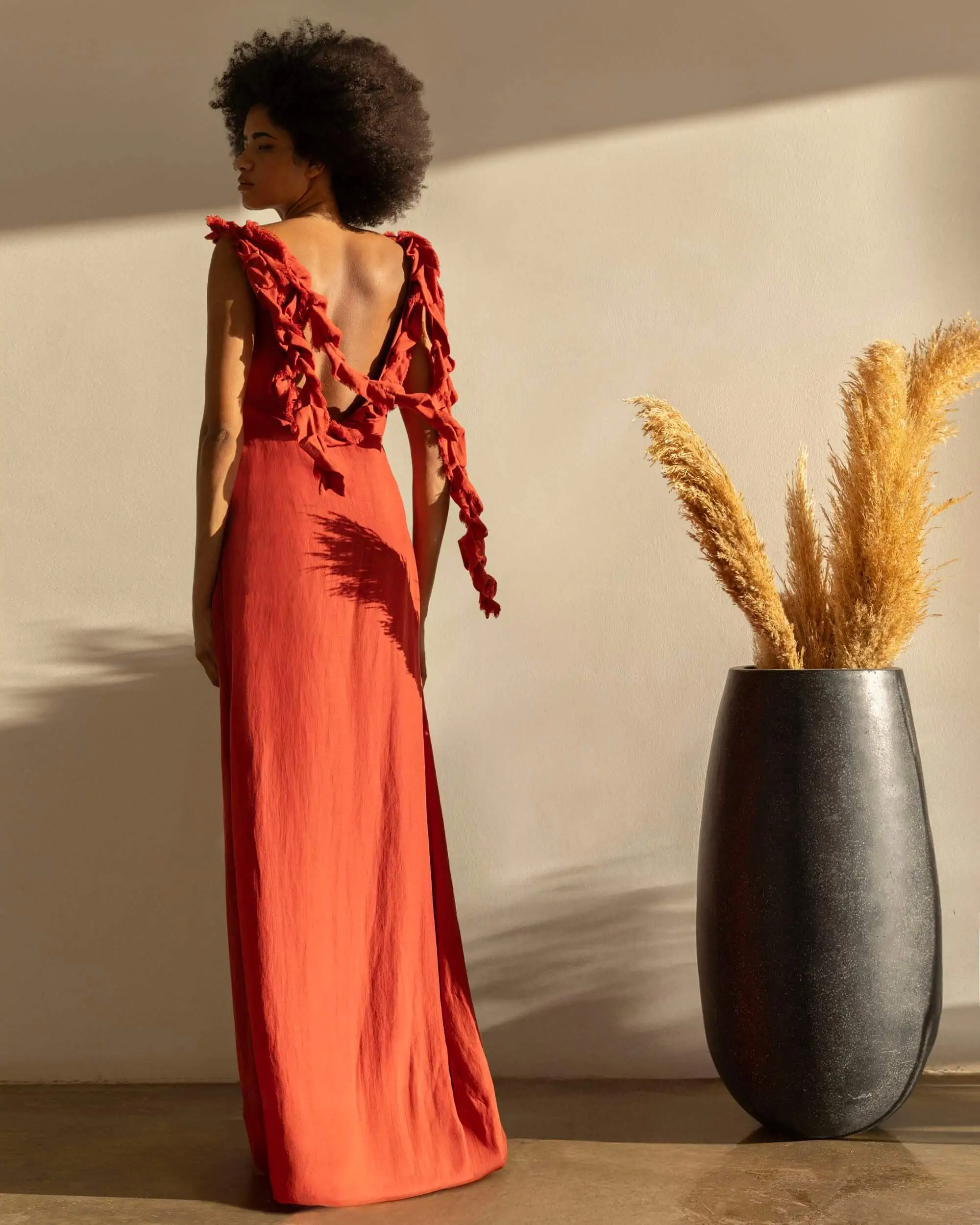 HANA DRESS – CINNAMON SHIMMER (2) HANA DRESS – CINNAMON SHIMMER (2)