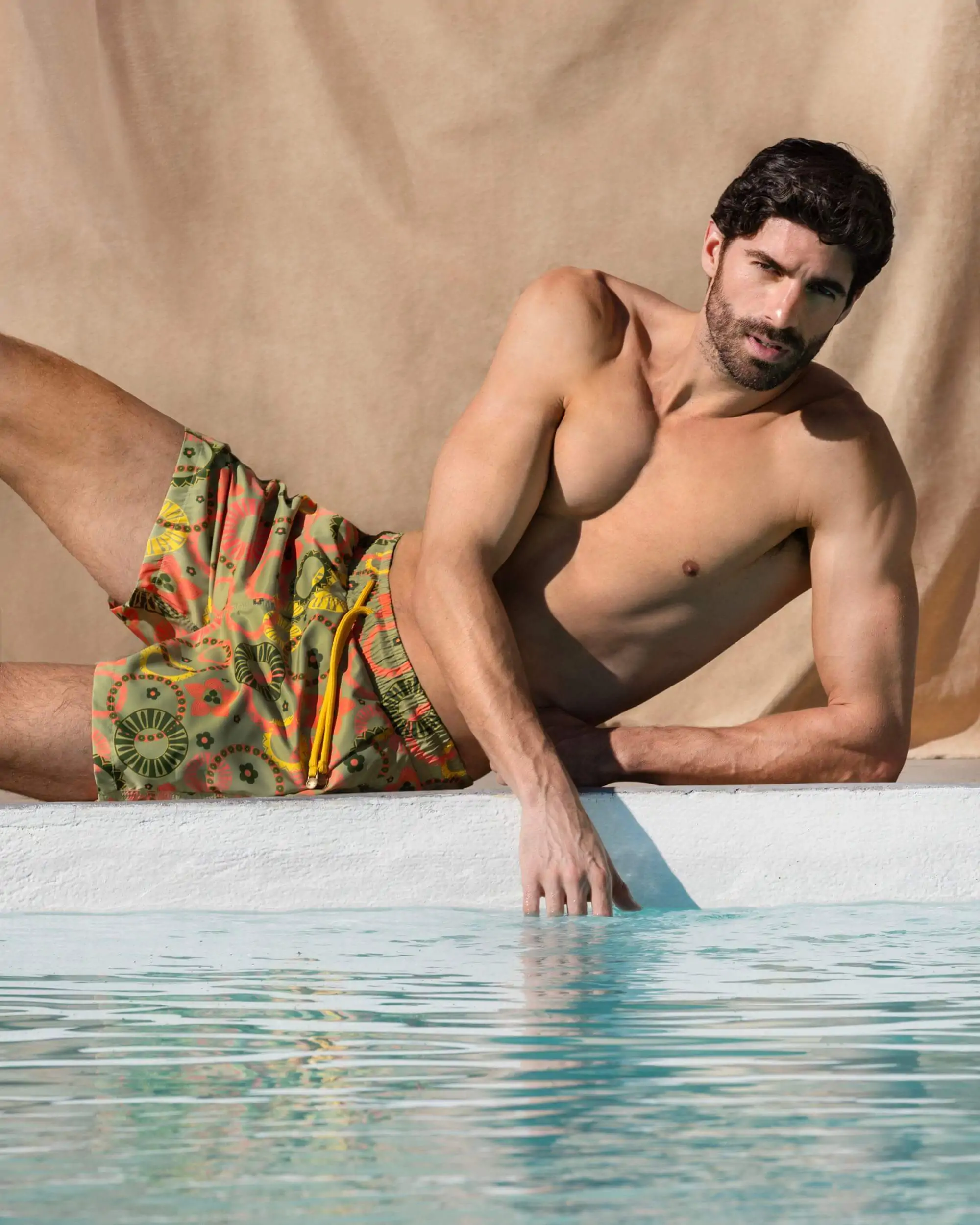 ONUR SHORTS – ANTIQUE GREEN (1) ONUR SHORTS – ANTIQUE GREEN (1)