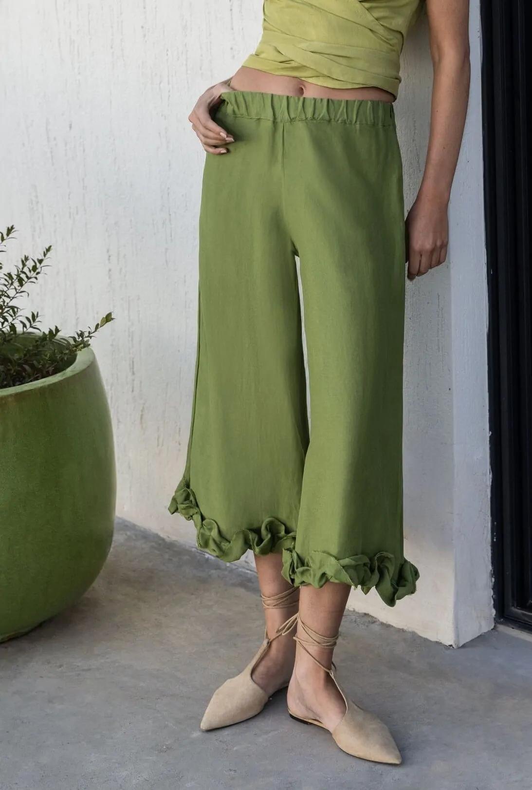WAEL PANTS – CACTUS GREEN WAEL PANTS – CACTUS GREEN